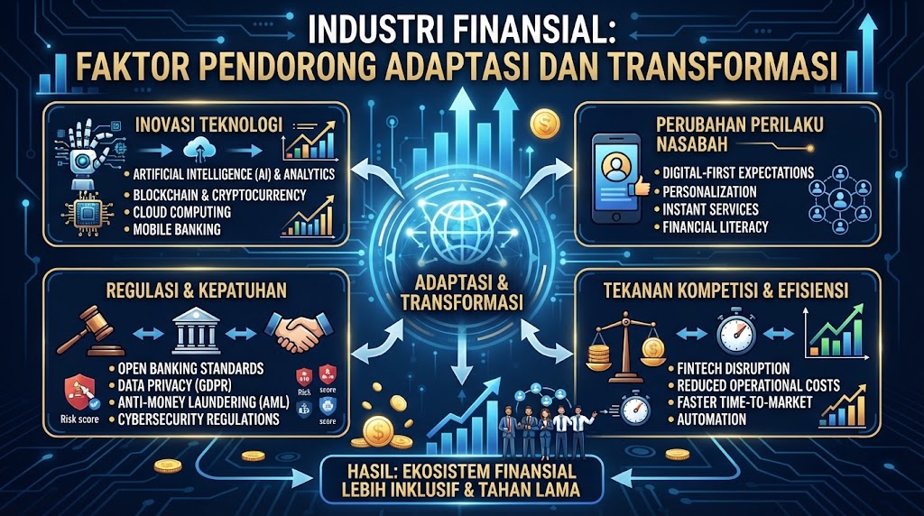 Industri Finansial Faktor Pendorong Adaptasi dan Transformasi